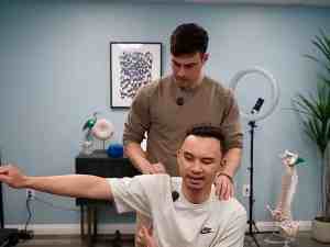 Dr Tyler Bigenho at Cleanspine in Irvine listening to patient concerns